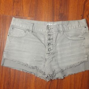 Free People gray shorts women  sz 25